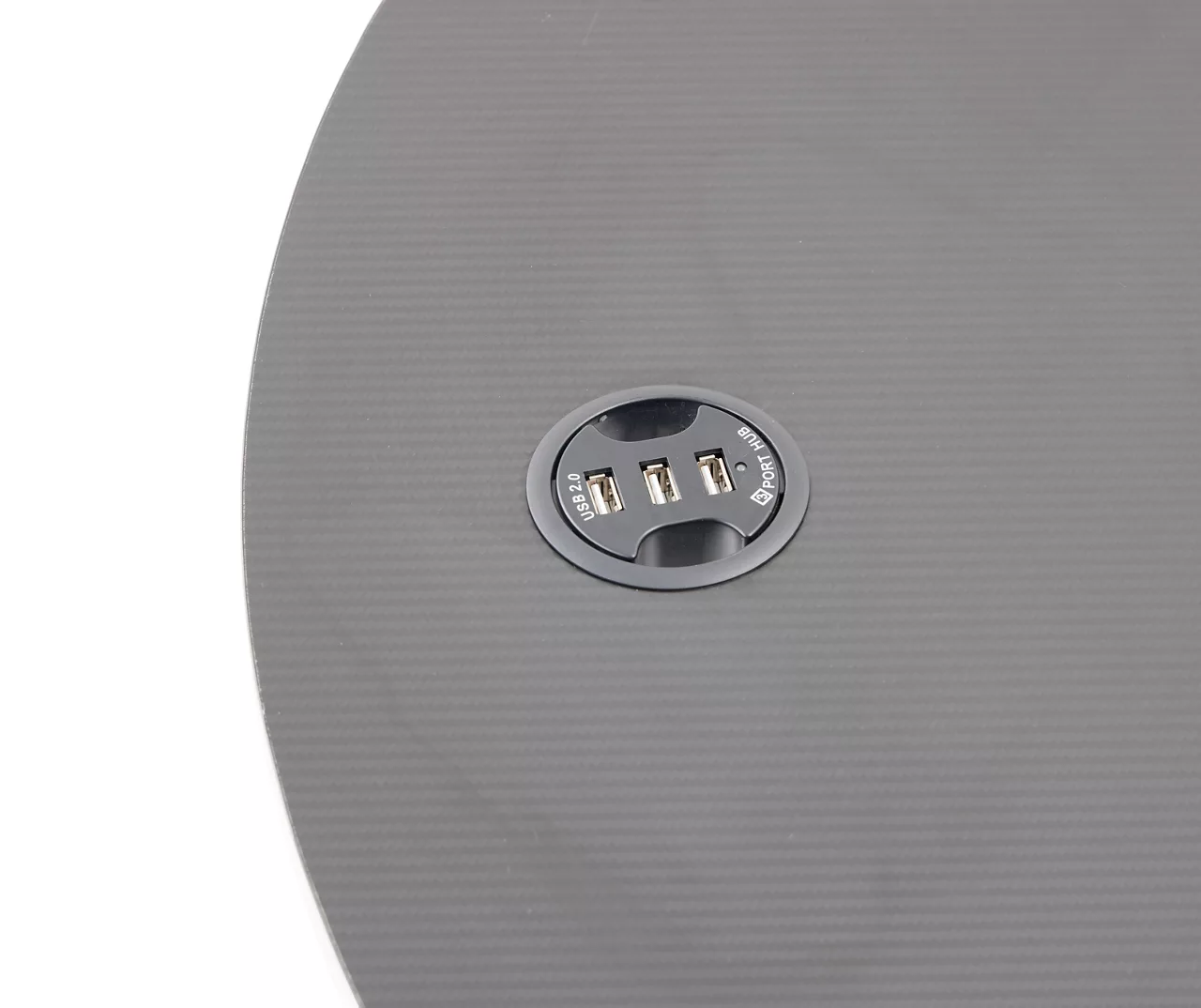 Black L-Shaped LED Gaming Desk With USB Charging 6 Black L-Shaped LED Gaming Desk With USB Charging - Image 4