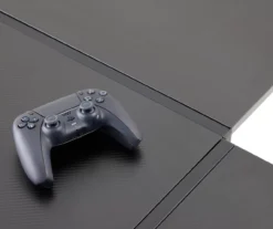 Black L-Shaped LED Gaming Desk With USB Charging 9 Black L-Shaped LED Gaming Desk With USB Charging -COSCO Store 810582382 5 1