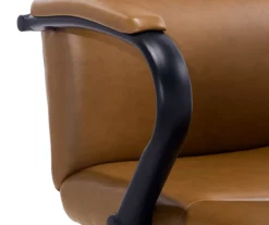 Camel Brown Vegan Leather Office Chair -COSCO Store 810583520 A8 4