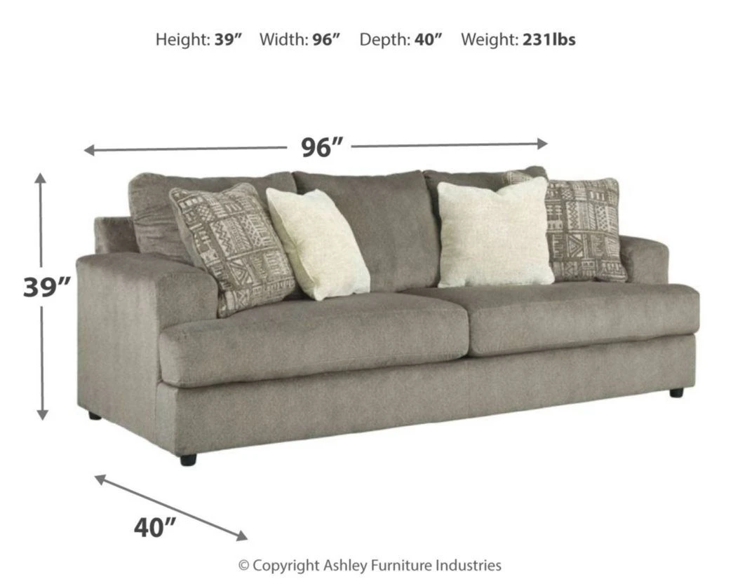 Soletren Ash Queen Sleeper Sofa 12 Soletren Ash Queen Sleeper Sofa - Image 10