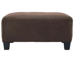 Signature Design By Ashley Navi Faux Leather Oversized Accent Ottoman -COSCO Store 810587440 3
