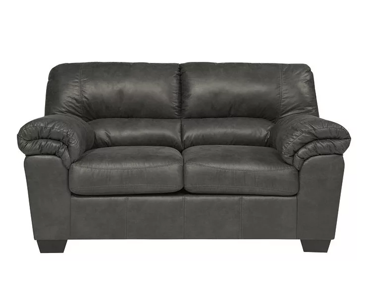 Bladen Slate Faux Leather Loveseat 3 Bladen Slate Faux Leather Loveseat
