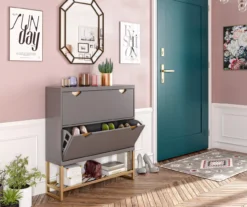 CosmoLiving Brielle Entryway Shoe Storage Cabinet -COSCO Store 810589010 6
