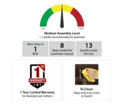 CosmoLiving Westerleigh Lift Top Desk -COSCO Store 810589031 2