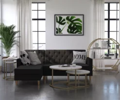 Amelia Faux Marble 4-Shelf Bookcase -COSCO Store 810589033 5