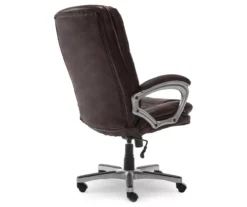 Benton Brown Big & Tall Faux Leather Executive Office Chair 12 Benton Brown Big & Tall Faux Leather Executive Office Chair -COSCO Store 810590314 4