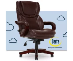 Conway Brown Big & Tall Bonded Leather Office Chair 17 Conway Brown Big & Tall Bonded Leather Office Chair -COSCO Store 810590315 1