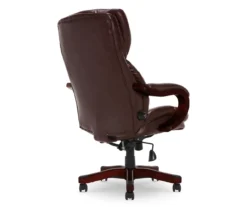 Conway Brown Big & Tall Bonded Leather Office Chair 12 Conway Brown Big & Tall Bonded Leather Office Chair -COSCO Store 810590315 5