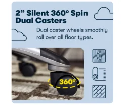 Delvin Black Bonded Leather Office Chair -COSCO Store 810590317 A0 5