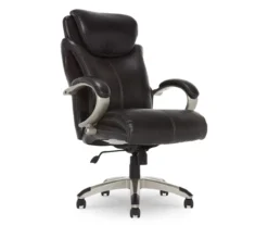 Dayton Dark Brown Big & Tall Bonded Leather Office Chair -COSCO Store 810590372 4