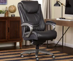 Baxter Black Big & Tall Bonded Leather Office Chair 12 Baxter Black Big & Tall Bonded Leather Office Chair -COSCO Store 810590377 2