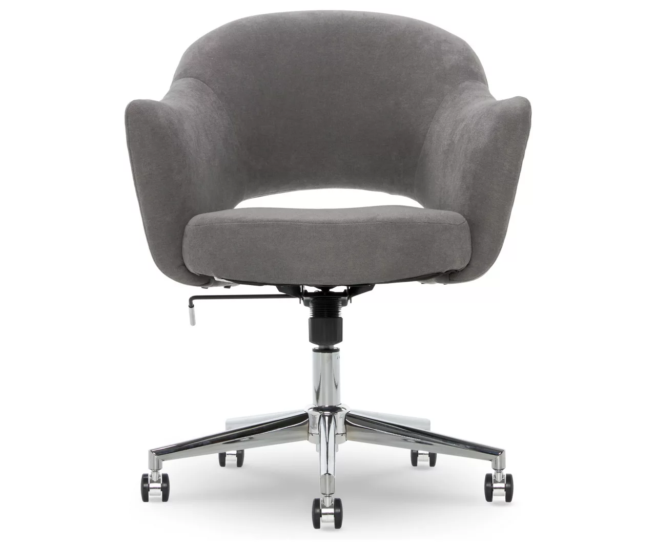 Valetta Gray Microfiber Office Chair 2 Valetta Gray Microfiber Office Chair
