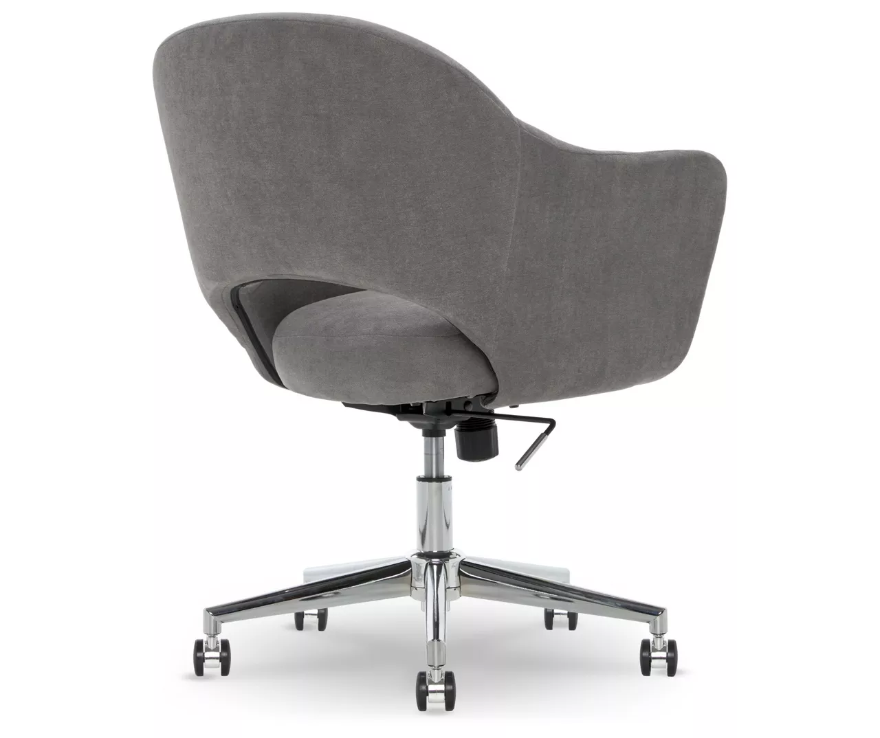 Valetta Gray Microfiber Office Chair 4 Valetta Gray Microfiber Office Chair - Image 3