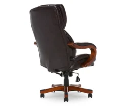 Conway Dark Brown Big & Tall Bonded Leather Office Chair -COSCO Store 810590381 5