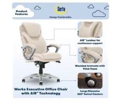 Serta Bryce Bonded Leather Office Chair -COSCO Store 810590391 7