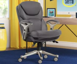 Serta Claremont Bonded Leather Office Chair -COSCO Store 810590392 2