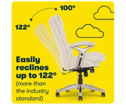 Serta Claremont Bonded Leather Office Chair -COSCO Store 810590394 8