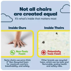 Serta Conway Big & Tall Bonded Leather Office Chair -COSCO Store 810590408 81 1