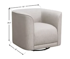 Saco Sand Swivel Accent Chair 11 Saco Sand Swivel Accent Chair -COSCO Store 810590536 4 1
