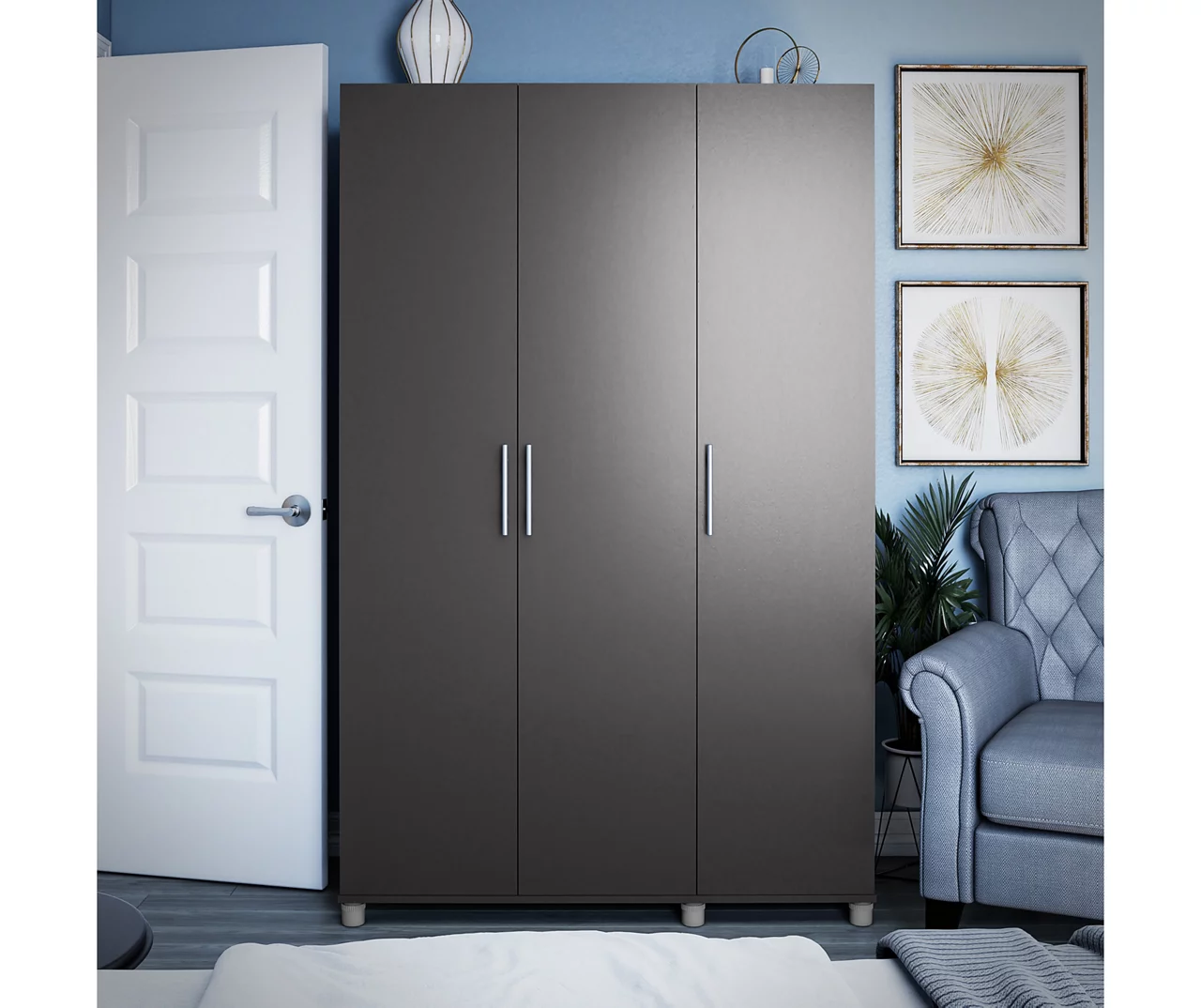 Systembuild Colwyn 3-Door Storage Wardrobe 14 Systembuild Colwyn 3-Door Storage Wardrobe - Image 12