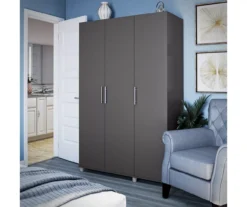 Systembuild Colwyn 3-Door Storage Wardrobe 32 Systembuild Colwyn 3-Door Storage Wardrobe -COSCO Store 810591235 2
