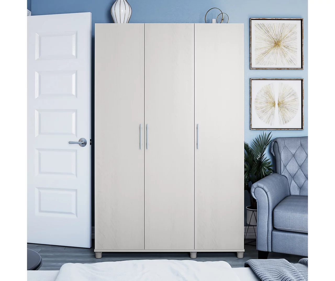 Systembuild Colwyn 3-Door Storage Wardrobe 9 Systembuild Colwyn 3-Door Storage Wardrobe - Image 7