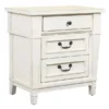 Kali Weathered White 3-Drawer Nightstand -COSCO Store 810591522