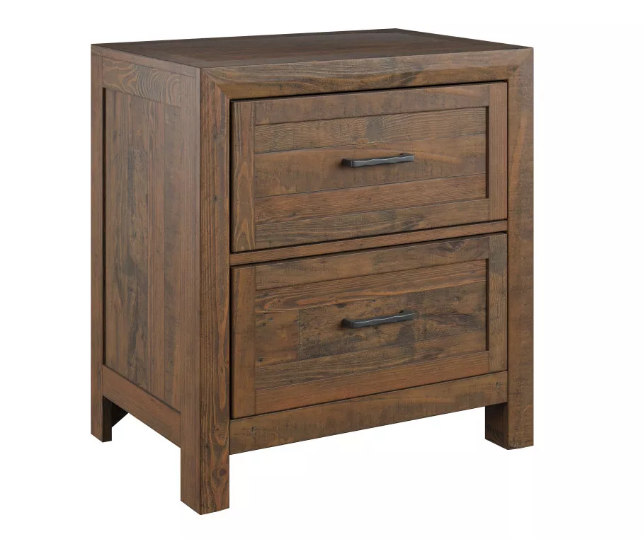 West Caramel 2-Drawer Nightstand 4 West Caramel 2-Drawer Nightstand - Image 2