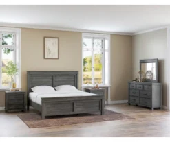 Topeka Warm Gray 3-Drawer Nightstand With USB Charging -COSCO Store 810591526