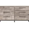 Neilsville Whitewash 6-Drawer Dresser -COSCO Store 810591829 5