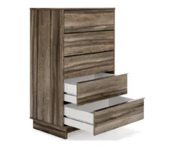 Shallifer Brown 5-Drawer Storage Chest -COSCO Store 810591841 2