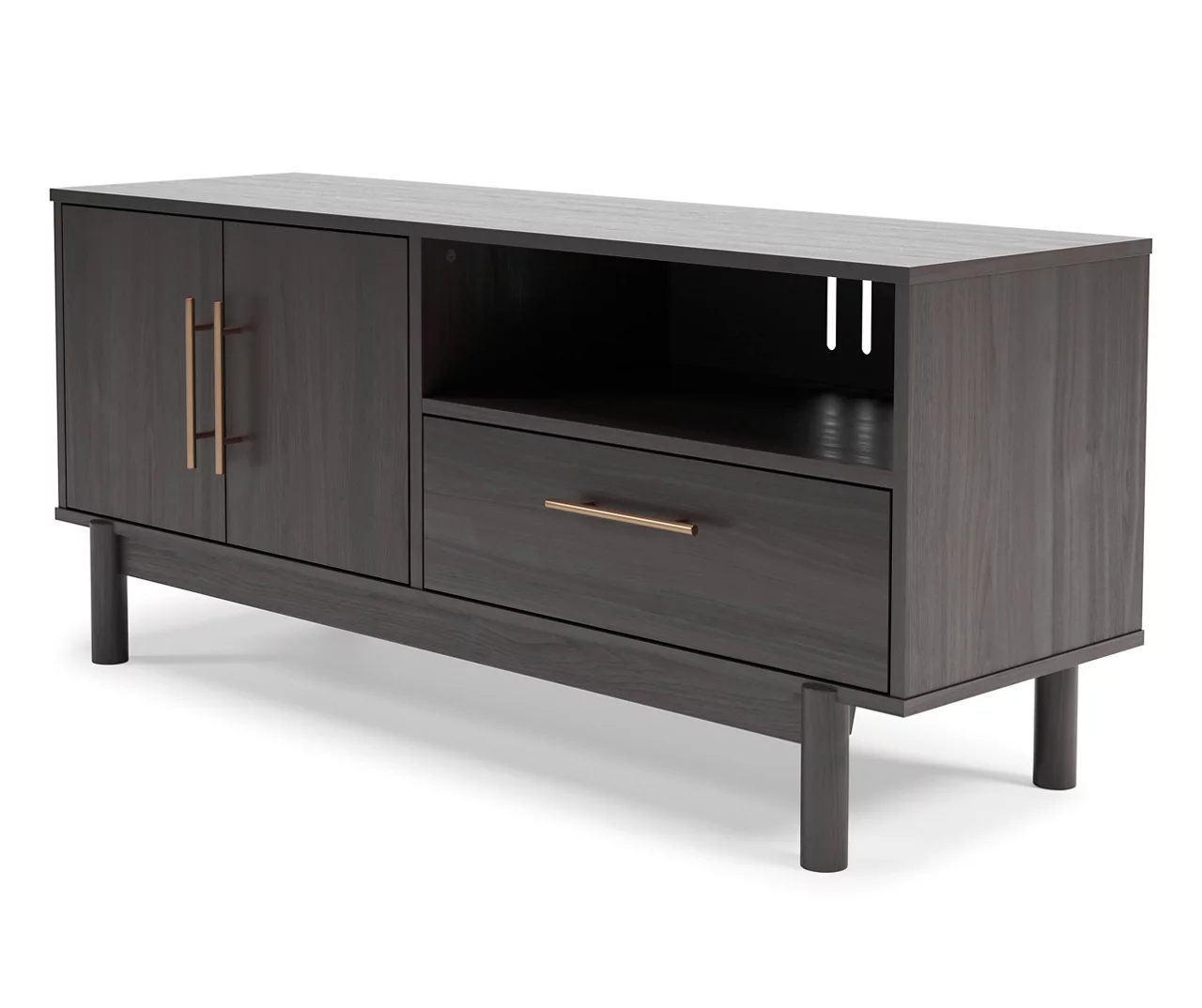 59" Brymont Dark Gray TV Stand 6 59" Brymont Dark Gray TV Stand - Image 4