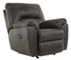 Tambo Pewter Faux Leather Rocker Recliner 27 Tambo Pewter Faux Leather Rocker Recliner -COSCO Store 810594596 1