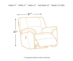 Tambo Pewter Faux Leather Rocker Recliner 26 Tambo Pewter Faux Leather Rocker Recliner -COSCO Store 810594596 11