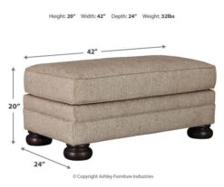 Kananwood Oatmeal Ottoman 9 Kananwood Oatmeal Ottoman -COSCO Store 810594597 4