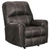 Kincord Midnight Faux Leather Rocker Recliner -COSCO Store 810594617