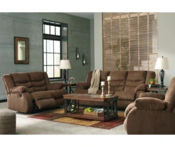 Tulen Chocolate Reclining Loveseat -COSCO Store 810594622 810594623 1