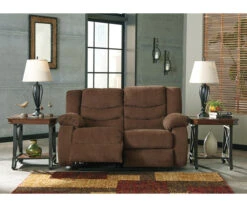 Tulen Chocolate Reclining Loveseat -COSCO Store 810594623 3