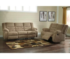 Tulen Mocha Reclining Loveseat -COSCO Store 810594625 810594629 2 1 1