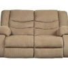 Tulen Mocha Reclining Loveseat