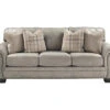 Olsberg Steel Faux Suede Sofa -COSCO Store 810594668