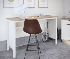 Evolution Vantage White & Weathered Oak Workbench -COSCO Store 810597743 4