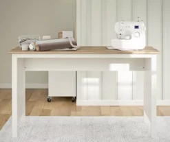 Evolution Vantage White & Weathered Oak Workbench -COSCO Store 810597743 5