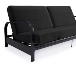 DHP Elbern Black Metal Futon With Black Microfiber Cover -COSCO Store 810598097 8