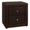 Monarch Faux Leather Nightstand -COSCO Store 810598393 A0