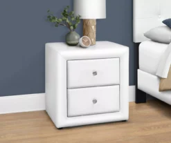 Monarch Faux Leather Nightstand -COSCO Store 810598394 B0