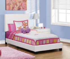Monarch Faux Leather Twin Bed -COSCO Store 810598495 B0