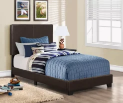 Monarch Faux Leather Twin Bed -COSCO Store 810598496 B0