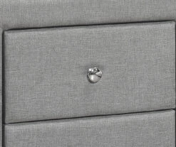 Monarch Linen Upholstered Nightstand 16 Monarch Linen Upholstered Nightstand -COSCO Store 810598500 A8