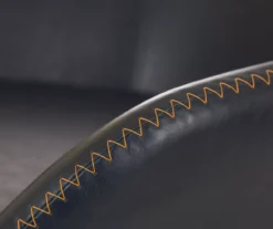 Mid-Century Modern Navy Faux Leather Dining Chairs, 2-Pack -COSCO Store 810598714 A0 5